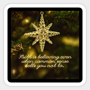 Christmas Quote merch Sticker